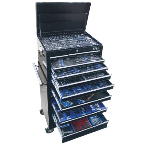 SP - 269PC METRIC/SAE TOOL KIT IN CUSTOM SERIES TOOL BOX 